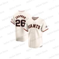 ราคา 24/25 ฤดูร้อน San Francisco บ้านคัดลอกเบสบอล Giants Jersey Men T เสื้อ CHAPMAN 26 เด็กสินค้าใหม่ Home Limited (56307303548)