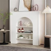 ราคา บ้านในร่มสีขาวเตาผิงฝรั่งเศส Curio คณะรัฐมนตรีโค้งศิลปะชั้นวาง B & B ทางเข้า (49713129376)