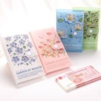 ราคา หนังสือเก็บเงินแบบพกพาผู้ถือใบเสร็จบิลลายดอกไม้พิมพ์เงินออแกไนเซอร์ (57858538431)