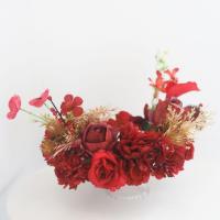 ราคา พร้อมส่ง พานขันหมาก ดอกไม้ประดิษฐ์ งานแต่งงาน พางสินสอด แหวนหมั้น ของใช้งานแต่ง (24359971548)