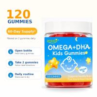 ราคา SWOOT FDA Kids Omega DHA Gummies 120PCS Brain Heart Health Support Delicious Chewable Vitamin Supplement for Children (50805064197)
