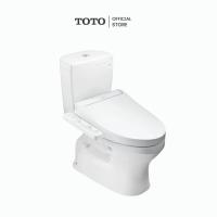 ราคา TOTO CST340UW2R1 สุขภัณฑ์สองชิ้น 4.8/3 L พร้อมฝารองนั่ง WASHLET™ รุ่น TCF23410ATH (53863595835)