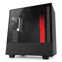ราคา NZXT H500i Compact Mid Tower Case with Lighting and Fan Control Black/Red (1295060540)