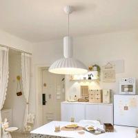 ราคา 2025New Cream Style Restaurant Pendant Light Modern Minimalist Lighting Bedroom Bedside Lamp French Small Pendant Light (53800481083)