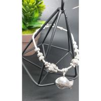 ราคา สร้อยข้อมือเงินแท้งานกระเหรี่ยง (3964828647)