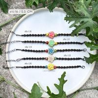 ราคา (สินค้ามีเพียง 1 ชิ้น) กำไลเชือกเทียนถัก จี้เซรามิก ข้อมือฮิปปี้ กำไลข้อมือแฟรี่สไตล์ กำไลเชือกเทียนถัก ถักเอง (47452435785)