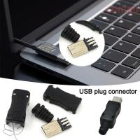 ราคา COMPU USB 2.0 Jack, Mini USB Jack 5Pin Mini USB Male Connector, 5Pin Plug Socket Male Plug Socket Connector Micro Male USB Plug Connector DIY USB 2.0 Male Connecto (51914601709)