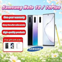 ราคา ใหม่เอี่ยม Samsung Galaxy Note 10/10 Plus 4G/5G สภาพดี 256GB 6.8" 4G LTE สมาร์ทโฟนรับประกันหนึ่งปี (48310740471)