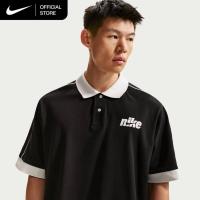 ราคา Nike Men's Sportswear Club Oversized Short-Sleeve Polo - Black [IF0724-010] (52508546044)