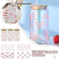 ราคา FANIELLAPOWELL UV DTF Transfer Sticker, Smooth Waterproof Wrap Sticker, Water Bottles Sticker For 16Oz Glass Cup (45214914186)