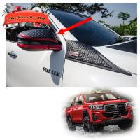 ราคา ครอบกระจกมองข้าง ซ้าย+ขวา โตโยต้า ไฮลัค รีโว้ ล็อคโค สี ดำด้าน, แดง Hilux Revo Rocco Toyota 2 , 4 ประตู ปี2018-2019 (8125488057)