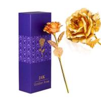 ราคา กุหลาบทองคำ24k วาเลนไทน์❤️ มีฐานเสียบดอกกุหลาบให้ด้วยค่ะ (5232759319)