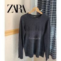 ราคา เสื้อสเวตเตอร์ ZARA man Crewneck เสื้อพรีเมี่ยม (52910496377)