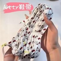 ราคา เชือกรองเท้า สายเชือกรองเท้า เชือกรองเท้ากลม Hello kitty เชือกผูกรองเท้าสีสันสดใสสไตล์แบนของผู้หญิงลายการ์ตูนสร้างสรรค์รองเท้าผ้าใบ Converse Vance เชือกผูกรองเท้าสากล (54863998631)