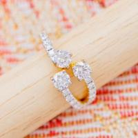 ราคา [ PCPY Jewelry ] แหวนเพชรแท้ ใบเซอร์GIA เพชรGIA น้ำ100 ทองคำแท้9K (ทอง37.5%) มีการ์ดรับประกัน [9K (47209042385)