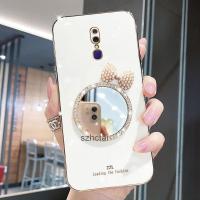 ราคา เคส oppo f11 oppo f11 pro หรูหรา มุก โบว์ กระจกแต่งหน้า ชุบ ซิลิโคน เคสโทรศัพท์ นิ่ม oppo f11 oppo f11 pro (25464513321)