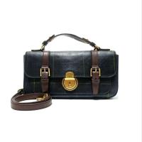 ราคา Polo Ralph Lauren Tartan Leather Print Flap Bag with Strap (24356618202)