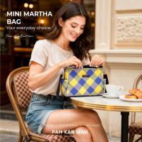 ราคา Mini Martha bag - Collection E กระเป๋าผ้าขาวม้า กระเป๋าผู้หญิง กระเป๋าใบเล็ก กระเป๋าสีสัน (24647985319)