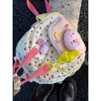 ราคา Ji Dopamine Girl Strawberry Donut Backpack, Summer Color-Block Soft Girl Backpack, High Aesthetic Value, Large Capacity, (51211221280)