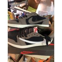 ราคา US13/UK12 Travis Scott Air Jordan 1 Low OG Mocha CQ4277-001 (43633023407)
