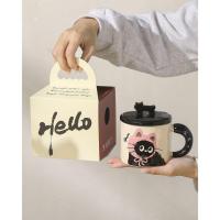 ราคา แก้วน้ําเซรามิคถ้วยกาแฟแมวพร้อมฝาปิดแก้วคิตตี้น่ารักแลกเปลี่ยนสัตว์เลี้ยงปัจจุบัน杯子可爱 Kucing Cawan (51106670257)