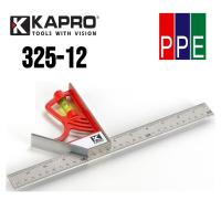 ราคา 325-12 [Kapro] ฉากเป็นแม่เหล็ก 12" ด้ามเหล็ก Magnetic Lock Combination Square 12" (23882745527)