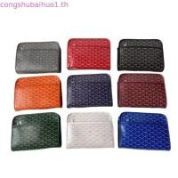 ราคา Goyard สไตล์ใหม่ผู้ชายผู้หญิงคลาสสิก Y พิมพ์มัลติฟังก์ชั่ถุงแป้ง Double-Layer แบบพกพาเครื่องสําอางค์แปรงกระเป๋า Home Travel คลัทช์เรียบง่าย (55258918302)