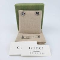 ราคา Unused ต่างหู Gucci Double GG Marmont Silver Earrings (29110928593)