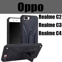 ราคา ACT เคส Oppo Realme C2 / Realme C3 / Realme C4 รุ่น Transformer Series ชนิด ฝาหลังมีขาตั้ง กันกระแทก แข็ง+นิ่ม (7847949694)