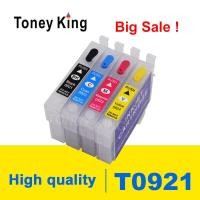 ราคา โทนี่คิงตลับหมึกเสริม T0921 T0922 T0923 T0924 สไตลัส Epson T26 T27 TX106 TX107 เครื่อ (25159221996)