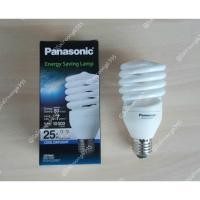 ราคา หลอดทอร์นาโด Panasonic 25W แสงสีขาว รุ่นประหยัดไฟ ขั้วเกลียว E-27 ของแท้ 100% (18188281052)