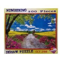 ราคา Jigsaw Puzzle ตัวต่อจิ๊กซอว์ 500 ชิ้น CCT.298 Landscapes วิวธรรมชาติ Farm Flower รูปทุ่งดอกไม้ MagicLand6 (3944468870)