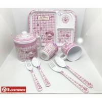 ราคา มายเมโลดี้ สวีทเนส จานเมลามีน ถาดหลุม ช้อนส้อม แก้วน้ำ Melody ศรีไทยซุปเปอร์แวร์ Superware [ขายเป็นชิ้น/เลือกรหัสสินค้า] (1957354965)