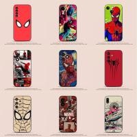 ราคา เคสโทรศัพท์แบบนุ่มสีดําสําหรับ Samsung Galaxy S9 S9Plus S10 S10E S10Lite S10 Plus 2A46 Spider-Man (46708629539)
