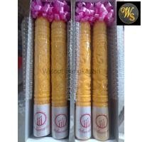 ราคา เทียนพรรษา เทียนแกะลาย 5X35 ซม. มี 2 ลายให้เลือก ราคาคู่ละ (23270133574)