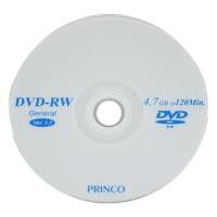 ราคา Princo ใหม่ DVD-RW 4.7GB 120Min (Pack 50เเผ่น) DVDRW (25761329600)