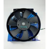 ราคา พัดลม แผงแอร์ 10นิ้ว7ใบ 12V,24V พัดลมเสริมแอร์ ระบายความร้อน มอเตอร์ (หนา2.5นิ้ว โครงเหล็ก)แบบเป่าและดูด 12V,24V (8098773555)