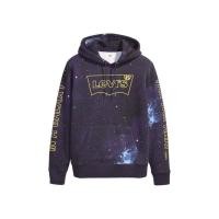 ราคา เสื้อฮู้ดแขนยาวลีวายส์ สีดำ ลาย Galaxy Levi's X Star Wars in A Galaxy Far, Far Away Hoodie, Black Limited Edition (21027169967)