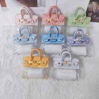 ราคา กระเป๋าใสขนาดเล็กติดรถยนต์สำหรับผู้หญิง กระเป๋าเหรียญมินิอินเทอร์เน็ตเซเลบริตี้ 20250425 กระเป๋า Birkin ขนาดเล็กที่มีกุญแจสวยงาม สำหรับตกแต่งรถ (25994555168)