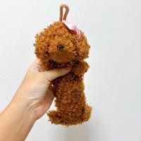 ราคา กระเป๋าใส่ดินสอตุ๊กตาหมาพุดเดิ้ลสีน้ำตาล Poodle Bestever Japan (41862287357)