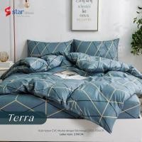 ราคา ชุดผ้าปูที่นอน KATUN | สวนดินเผาดินเผาดินเผา | STAR DELUXE COTTON | ผ้าฝ้าย CVC พรีเมี่ยม (24903729864)