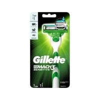 ราคา ยิลเลตต์ ด้ามมีดโกนมัคทรีเซนซิทีฟ Gillette Mach 3 Sensitive Razor 1Pcs. (46059452028)