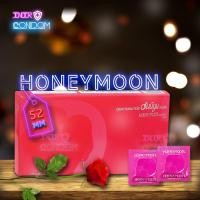 ราคา (บรรจุ 100 ซอง) ถุงยางอนามัย Honeymoon Valentine Condom 52 มม. ถุงยางฮันนีมูน วาเลนไทน์ (7948761382)