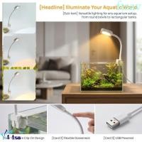 ราคา SWIFTSAVER ไฟตู้ปลา LED, ไฟตู้ปลาแบบหนีบ 3 สี, ไฟ LED ไฟสูง 360° ปรับคอห่านออกแบบโคมไฟตู้ปลาตกแต่งบ้าน (42481670263)