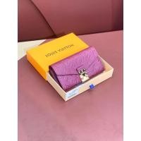 ราคา พรีเมี่ยม 1: 1M62458 กระเป๋าสตางค์ METIS นูนสีม่วง PochetteMetis กระเป๋าถือ Ideal, กระเป๋าสตางค์ซองจดหมายนี้ทําจากหนังขยายชื่อย่อนุ่มโดยใช้โลโก้ S-Shaped Twist Lock Design, Inspiration S (52814478945)
