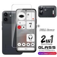 ราคา 2in1 สําหรับลายนิ้วมือปลดล็อคกระจกนิรภัยสําหรับ Nothing โทรศัพท์ 4b 4a 3a Pro Lite Phone4b 4aPro 5G 3D Protector เต็มหน้าจอ HD หน้าจอเลนส์ป้องกันฟิล์ม (40782429026)