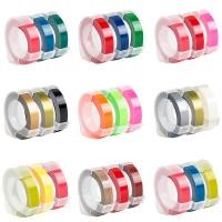 ราคา เทปฉลากพลาสติก PVC ลายนูน 9 มม.*3 ม. สําหรับเครื่องพิมพ์ 3D Dymo 1610 12965 1880 1540 Motex E101 E202 E303 3 ชิ้น (16508201733)