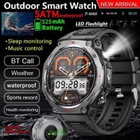 ราคา ใหม่ผู้ชาย SmartWatch Bluetooth Calling 525mAh แบตเตอรี่กันน้ํา Heart Rate ความดันโลหิตสุขภาพ SmartWatch สําหรับ Android IOS (27787013987)