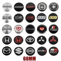 ราคา 4ตัว อลูมิเนียม 60มม สติ๊กเกอร์ฝาครอบดุมล้อ RAYS VOSSEN ฝาปิดดุมล้อ สติ๊กเกอร์ HRE OZ ขอบ โลโก้ สติกเกอร์ฝาดุมล้อ ฮอนด้า โตโยต้า จีอาร์ มิตซูบิชิ นิสสัน ซูซูกิ มาสด้า TRD (25292768090)