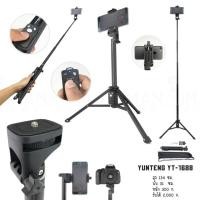 ราคา YUNTENG รุ่น YT-1688 ขาตั้ง ไม้เซลฟี่ พร้อมรีโมทบลูทูธ ตัวยึดโทรศัพท์ (946665795)